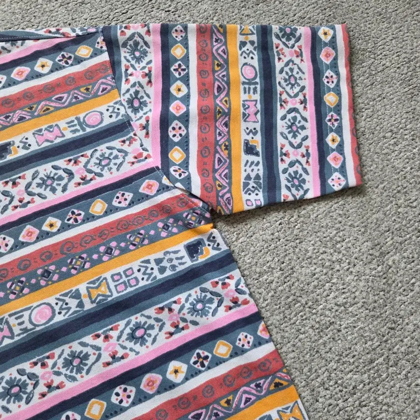 [SOLD OUT] Japanese vintage 에스닉 반팔 티셔츠 L(100)