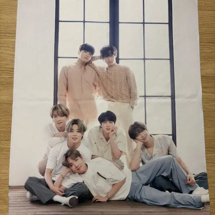 [BUNJANG] BTS Group Image Fabric Poster / 방탄소년단 단체 이미지 패브릭 포스터