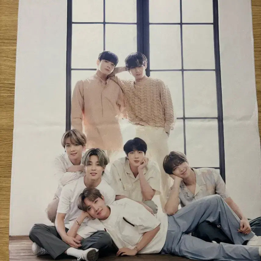 [BUNJANG] BTS Group Image Fabric Poster / 방탄소년단 단체 이미지 패브릭 포스터
