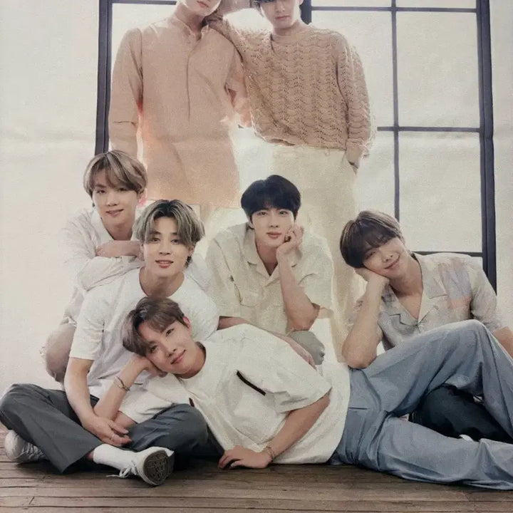 [BUNJANG] BTS Group Image Fabric Poster / 방탄소년단 단체 이미지 패브릭 포스터