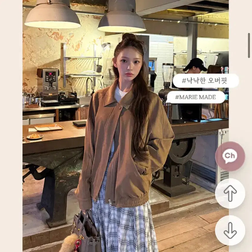 [BUNJANG] Mari Market Suede Jacket / 마리마켓 마리메이드 스웨이드 자켓
