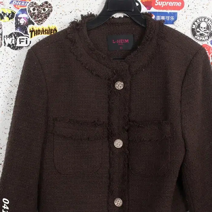 [BUNJANG] L-HEIM Seoul Tweed Suit Jacket BR 19-168 / 여성F/ L-HEIM 서울 트위드 정장 자켓 BR 19-168