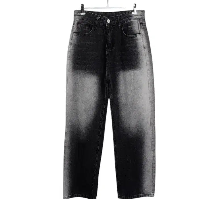 [BUNJANG] NZ Black Washing Denim Pants / 여성M / NZ 블랙워싱 흑청 데님팬츠BK 26-95