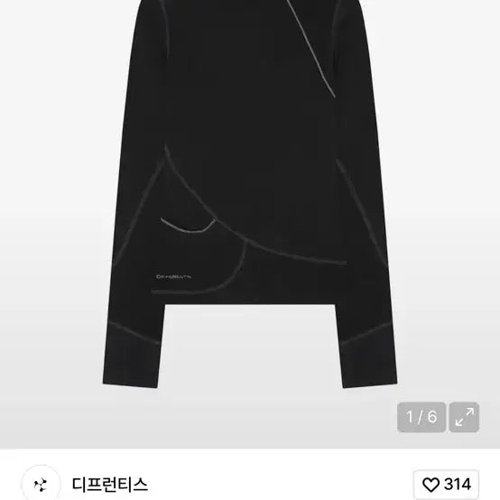 [BUNJANG] Differentis Paneled Knit Top / 디퍼런티스 패널드 니트 탑