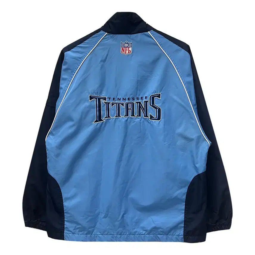 [BUNJANG] Reebok Tennessee Titans Windbreaker Jacket / 리복 x NFL 테네시 타이탄스 바람막이 자켓 해외 M