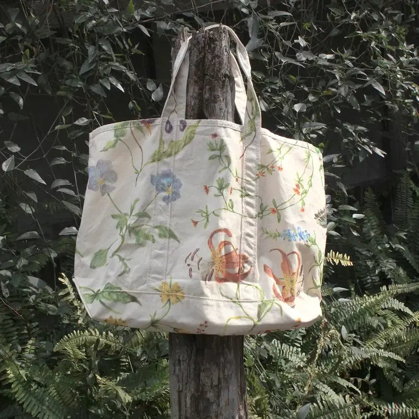 [BUNJANG] LL Bean Anomori Hand-Painted Tote Bag / LL bean anomori 엘엘빈 핸드페인팅 토트백