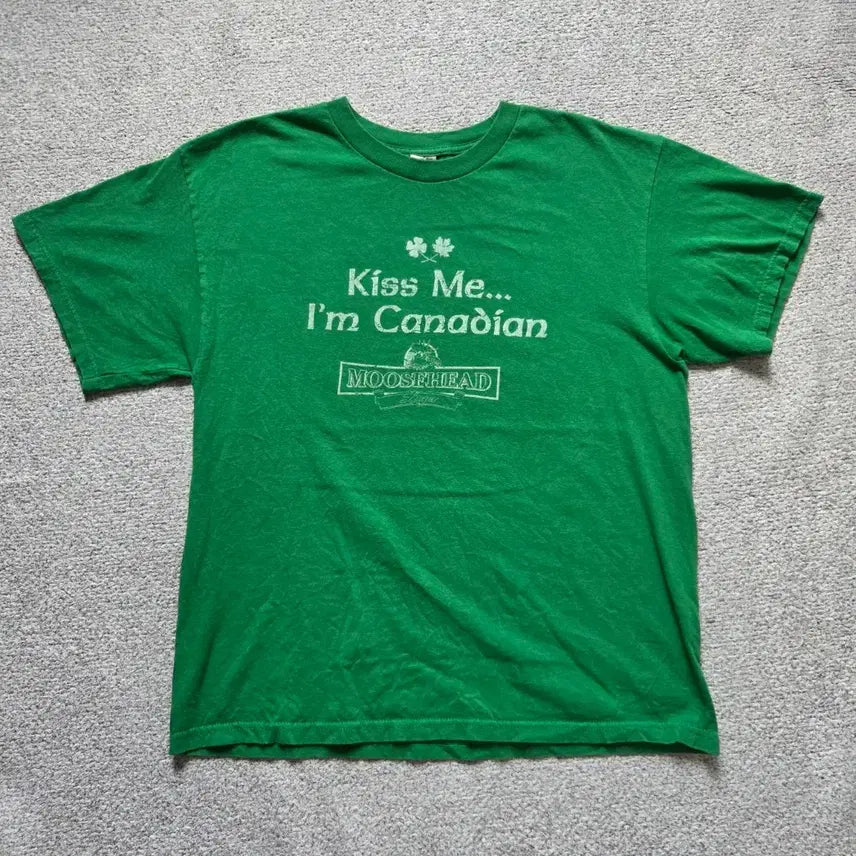 [BUNJANG] ALSTYLE 90s Mexico Made Green Short Sleeve T-Shirt L / 90s 멕시코제 ALSTYLE 반팔 티셔츠 L(100)