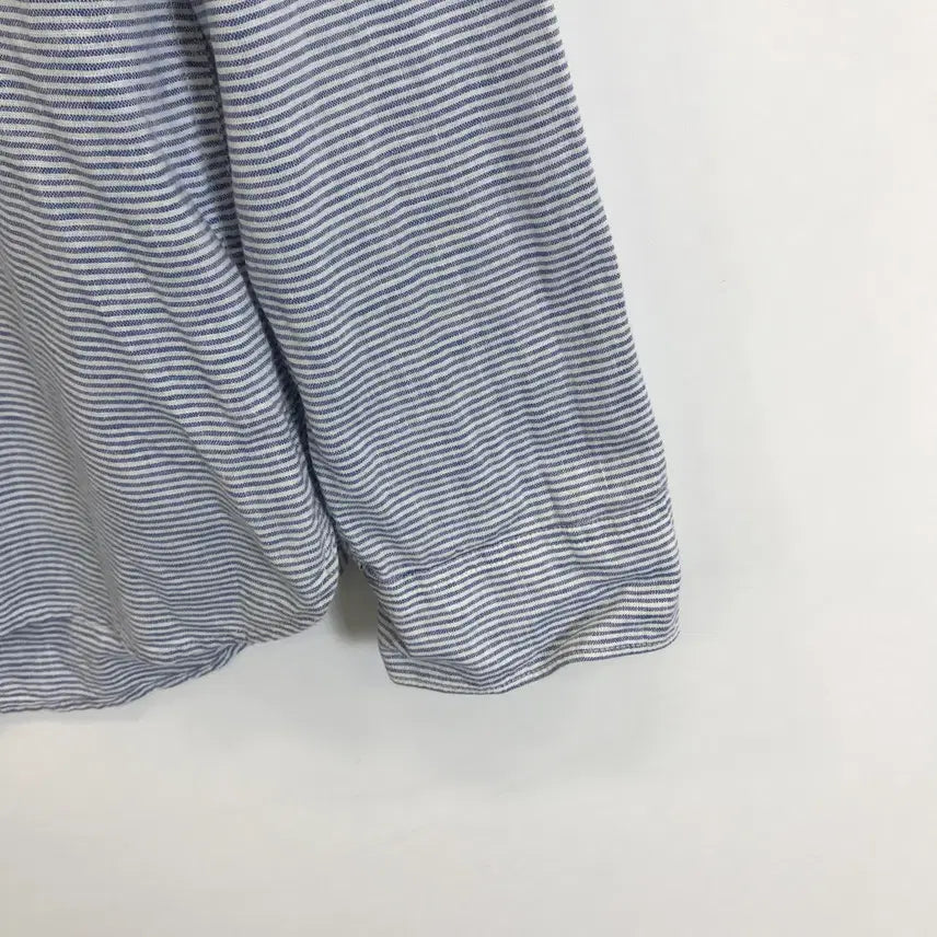 [BUNJANG] Hazzys Striped Linen Blend Shirt 95 / 헤지스 스트라이프 린넨혼방셔츠 [95]