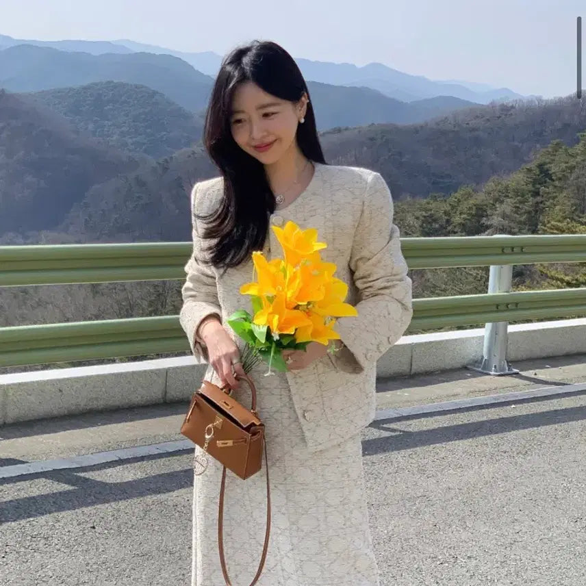 [BUNJANG] Bicini High-End Cana Midi Jacket and Skirt Set / 주말만51만)바이씨니 하이엔드까나 미디자켓 스커트라지 셋업