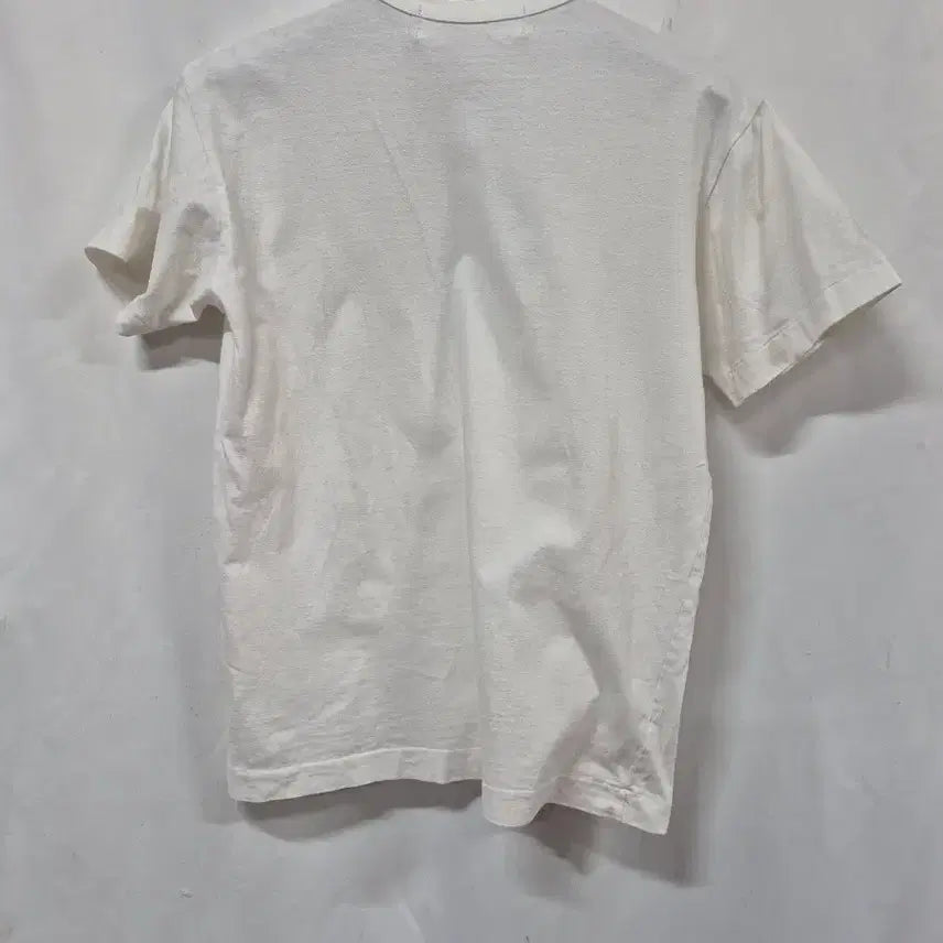 [SOLD OUT] 정품 꼼데가르송 남성 플레이 반팔티 화이트 블루하트