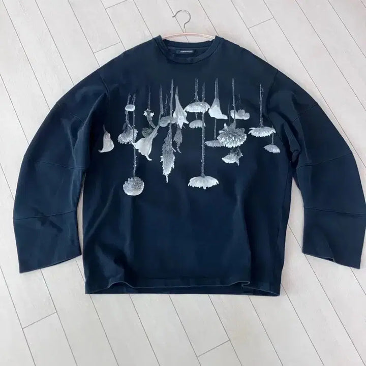 [BUNJANG] Almost Black Anselm Long Sleeve T-shirt / 올모스트블랙 롱슬리브 일본 티셔츠 안셀름 언유즈드 y3
