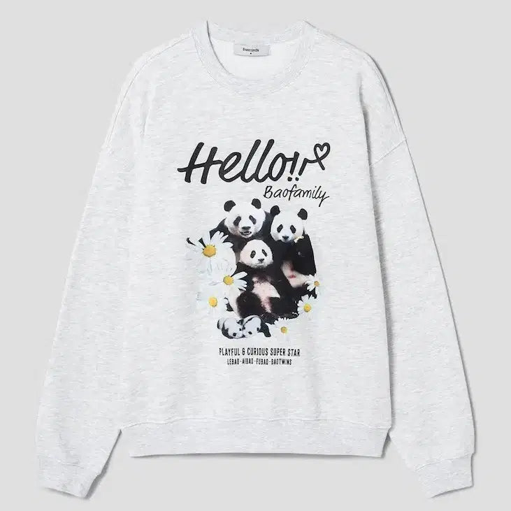 [BUNJANG] 8Seconds X Bao Family Sweatshirt / 에잇세컨즈 바오패밀리 맨투맨 스웨트셔츠