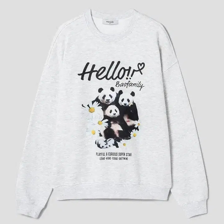 [BUNJANG] 8Seconds X Bao Family Sweatshirt / 에잇세컨즈 바오패밀리 맨투맨 스웨트셔츠