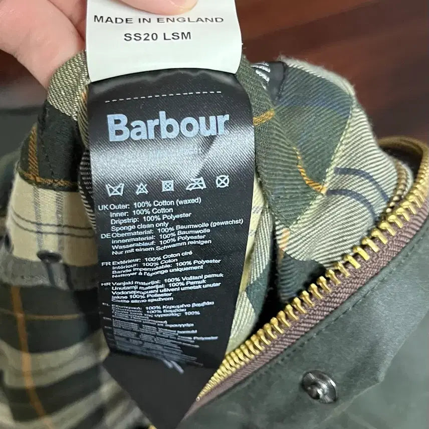 [BUNJANG] Barbour Bedale Sage Green Jacket / [34] 바버 비데일 세이지 그린