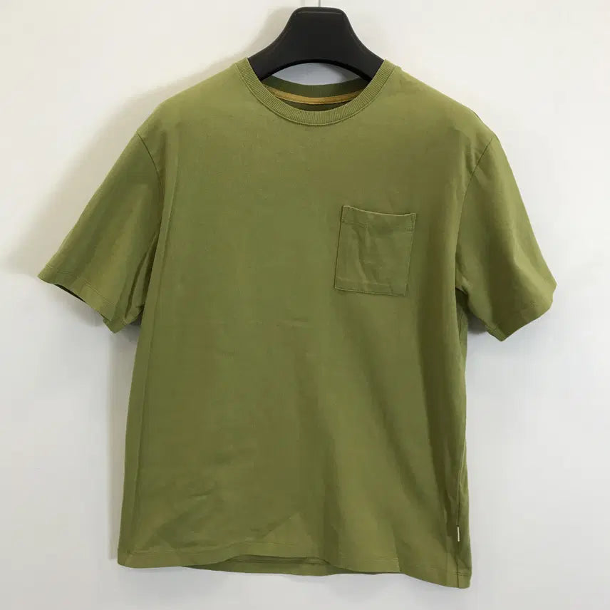 [BUNJANG] Hideout Pocket Short Sleeve T-Shirt Green / 하이드아웃 HIDEOUT 포켓 반팔 [95]