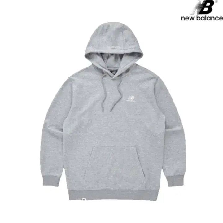 [BUNJANG] New Balance Melange Gray Hoodie / [105] 뉴발란스 후드티 멜란지 그레이