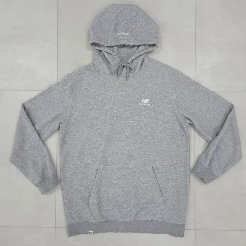 [BUNJANG] New Balance Melange Gray Hoodie / [105] 뉴발란스 후드티 멜란지 그레이