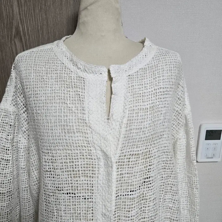 [SOLD OUT] 한섬 타임 레이스 화이트 롱  가디건