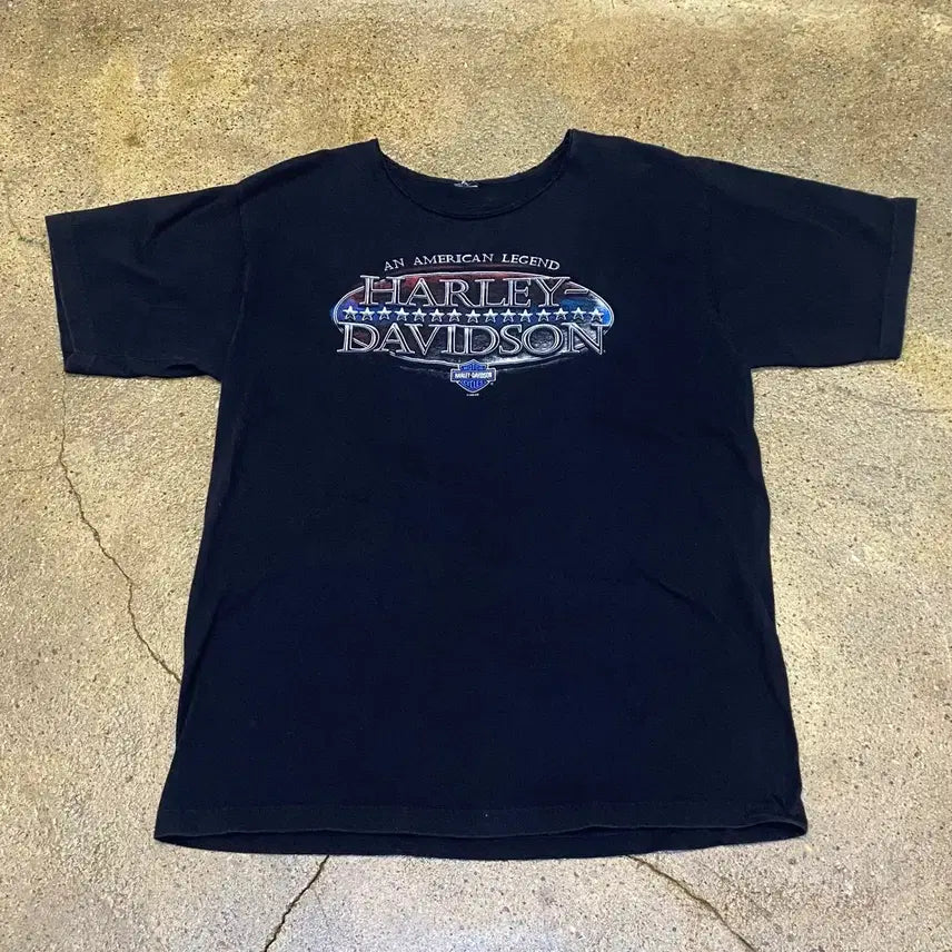 [BUNJANG] Harley-Davidson Sea Coast Vintage T-shirt / 미국 빈티지 할리데이비슨 씨코스트 반팔티