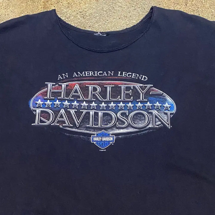 [BUNJANG] Harley-Davidson Sea Coast Vintage T-shirt / 미국 빈티지 할리데이비슨 씨코스트 반팔티
