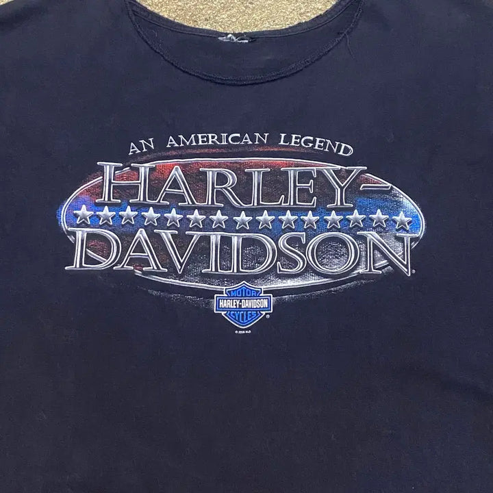 [BUNJANG] Harley-Davidson Sea Coast Vintage T-shirt / 미국 빈티지 할리데이비슨 씨코스트 반팔티