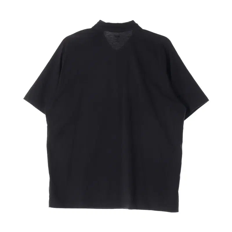 [BUNJANG] Theory x Uniqlo Collaboration Black Polo Shirt XL / 띠어리 x 유니클로 콜라보 블랙 폴로 셔츠 XL