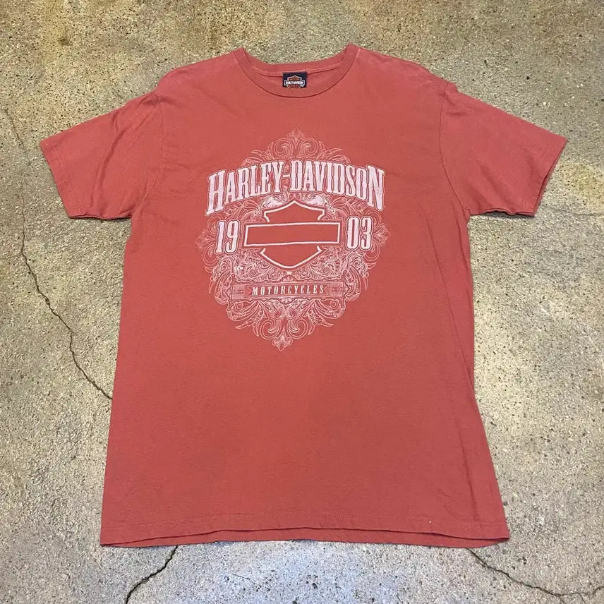 [BUNJANG] Harley-Davidson Vintage T-shirt / 미국 빈티지 할리데이비슨 레어 컬러 반팔티