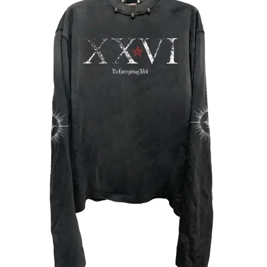 [BUNJANG] B:ACCESS DETW Dark Basic Rivet Long Sleeve Shirt (M) / 비엑세스 DETW 다크 베이직 리벳 롱슬리브 M