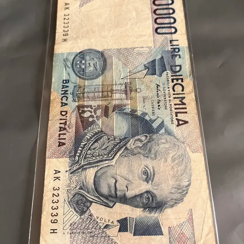 [BUNJANG] Italian 10000 Lire Banknote / 이탈리아 10000 리레 지폐(구권)