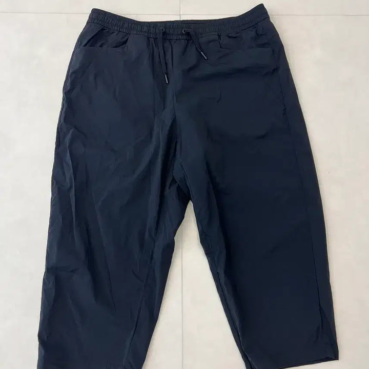 [BUNJANG] National Geographic Cooling Crinkled Woven 7/10ths Pants / 내셔널지오그래픽 냉감 바스락 우븐 7부 팬츠 35~36