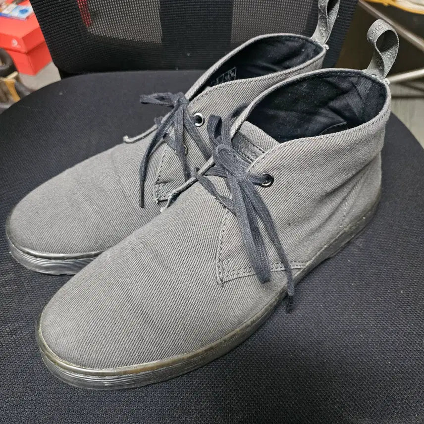 [BUNJANG] Dr. Martens Canvas Mid Boots Gray 280 / 594- 닥터마틴 컨버스 미드 부츠 그레이 280
