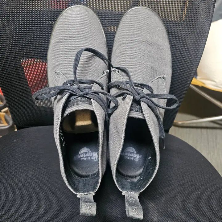 [BUNJANG] Dr. Martens Canvas Mid Boots Gray 280 / 594- 닥터마틴 컨버스 미드 부츠 그레이 280