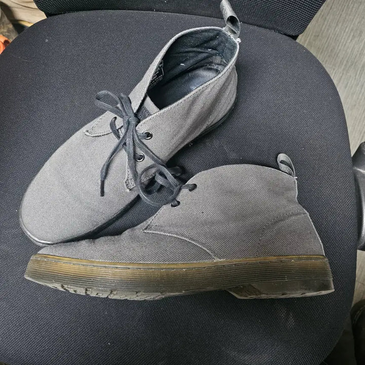[BUNJANG] Dr. Martens Canvas Mid Boots Gray 280 / 594- 닥터마틴 컨버스 미드 부츠 그레이 280