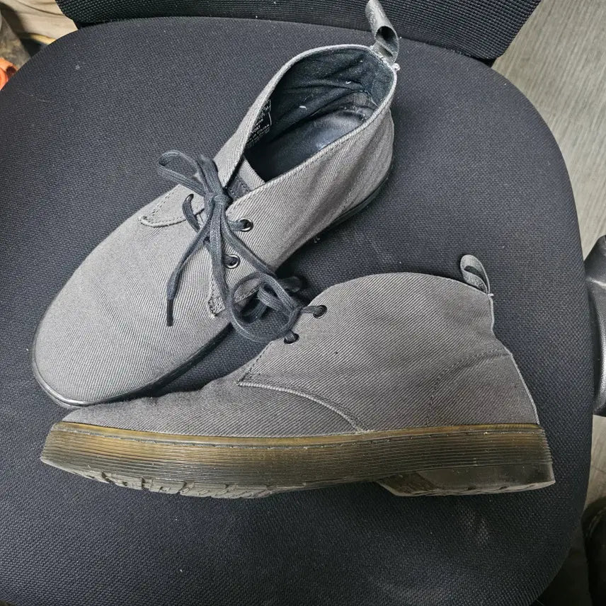 [BUNJANG] Dr. Martens Canvas Mid Boots Gray 280 / 594- 닥터마틴 컨버스 미드 부츠 그레이 280