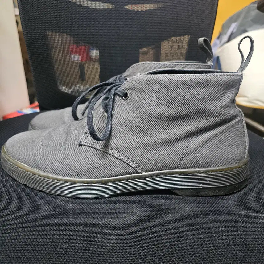 [BUNJANG] Dr. Martens Canvas Mid Boots Gray 280 / 594- 닥터마틴 컨버스 미드 부츠 그레이 280