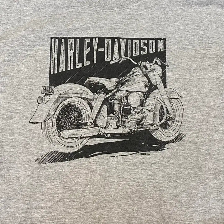 [BUNJANG] Harley-Davidson Denali Big Logo T-shirt / 미국 빈티지 할리데이비슨 데날리 빅로고 오토 반팔티