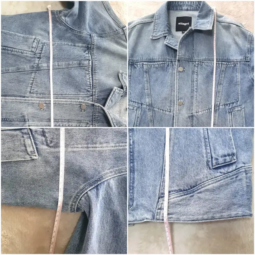 [BUNJANG] Allegri Semi-Washed Denim Jacket / 알레그리 세미워싱 청데님 자켓 판매 합니다.