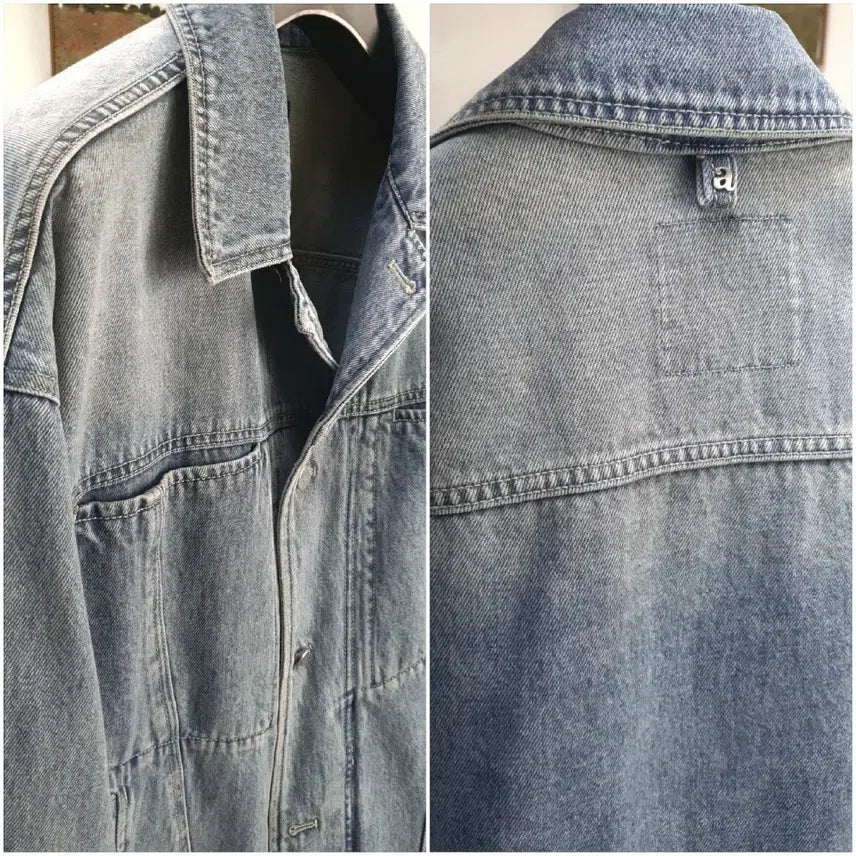 [BUNJANG] Allegri Semi-Washed Denim Jacket / 알레그리 세미워싱 청데님 자켓 판매 합니다.