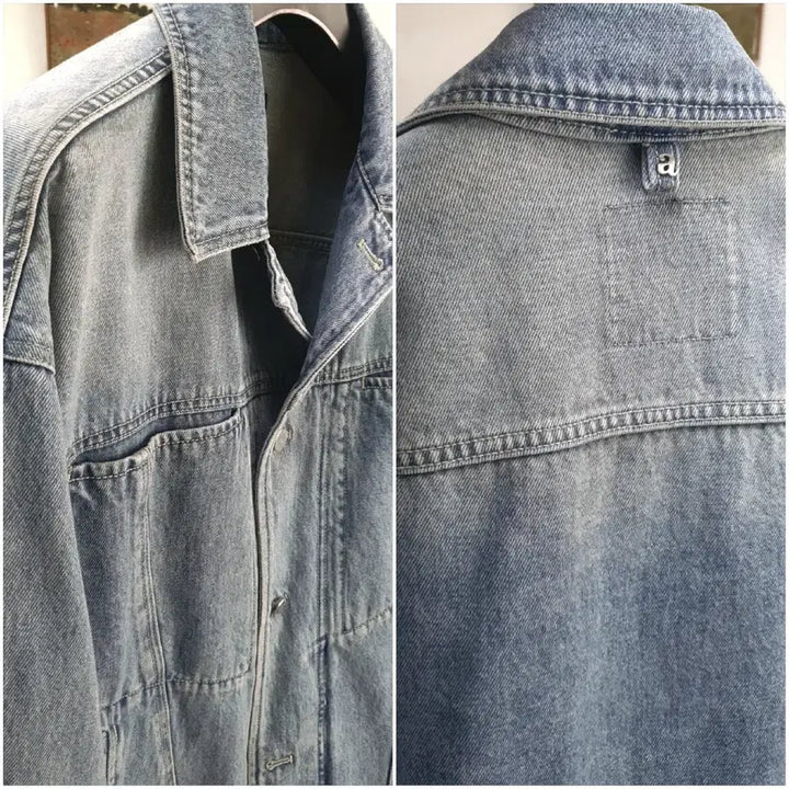 [BUNJANG] Allegri Semi-Washed Denim Jacket / 알레그리 세미워싱 청데님 자켓 판매 합니다.