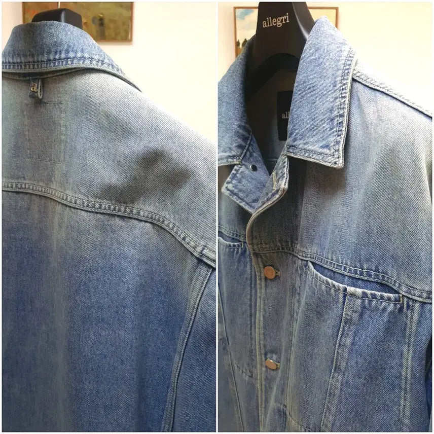 [BUNJANG] Allegri Semi-Washed Denim Jacket / 알레그리 세미워싱 청데님 자켓 판매 합니다.