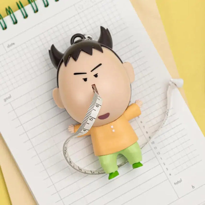 [BUNJANG] Crayon Shin-chan Shin-chan Measuring Tape Keychain / 맹구 줄자 키링 대원 미디어 키홀더 새상품 짱구는 못말려 극장판