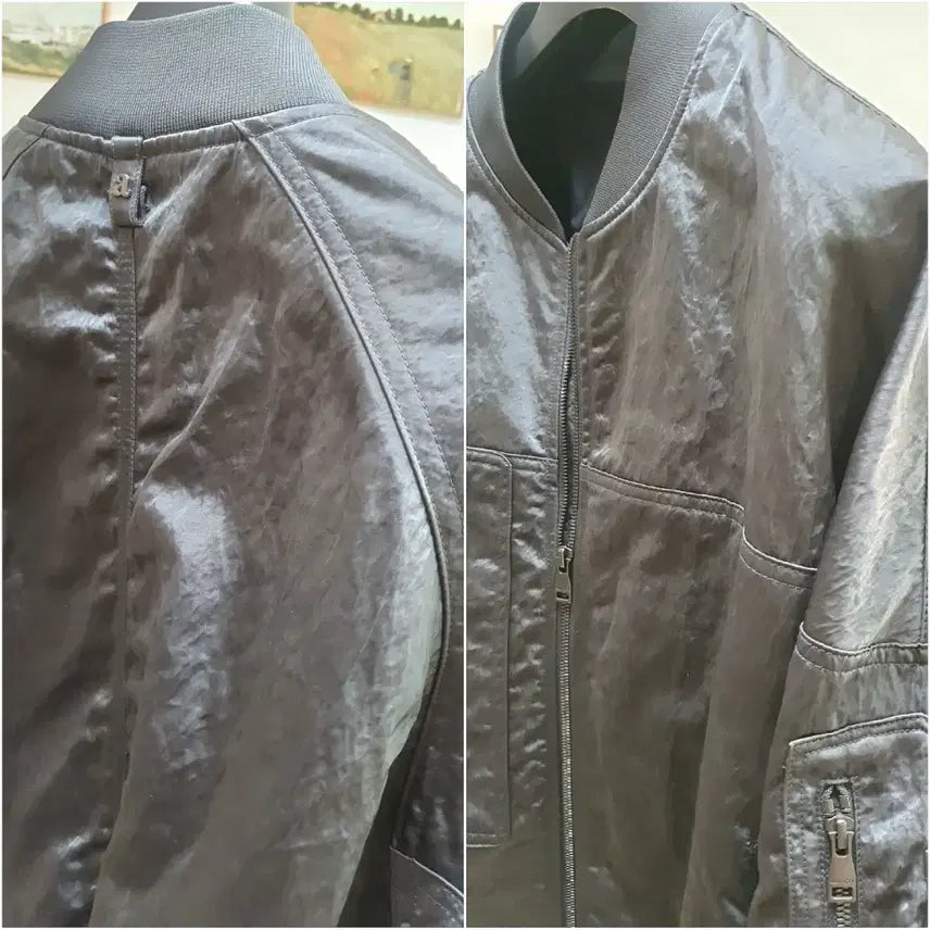 [BUNJANG] Allegri Nylon Gray Jacket / 알레그리 나일론 간절기 자켓 판매해요