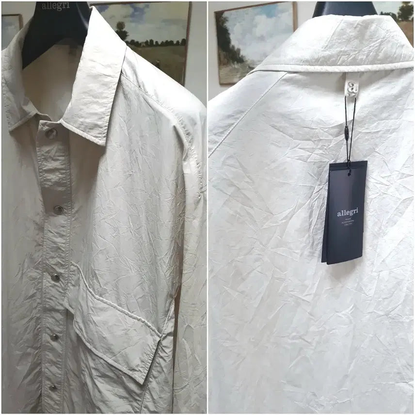 [BUNJANG] Allegri Nylon Windbreaker Jacket / 알레그리 나일론 바람막이 새재품 판매해요