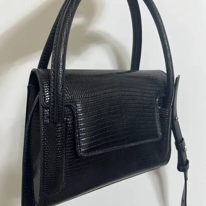 [BUNJANG] Find Kapoor Marty Bag 18 Lizard Black / 파인드카푸어 마티백18 리자드 블랙