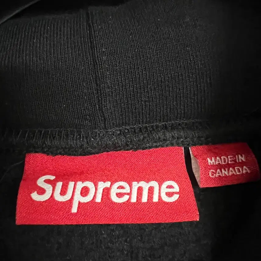 [BUNJANG] Supreme Small Box Logo Hoodie Sweatshirt Black (25FW, Size M) / 슈프림 스몰 박스 후드 스웨트셔츠 블랙 - 25FW, M size