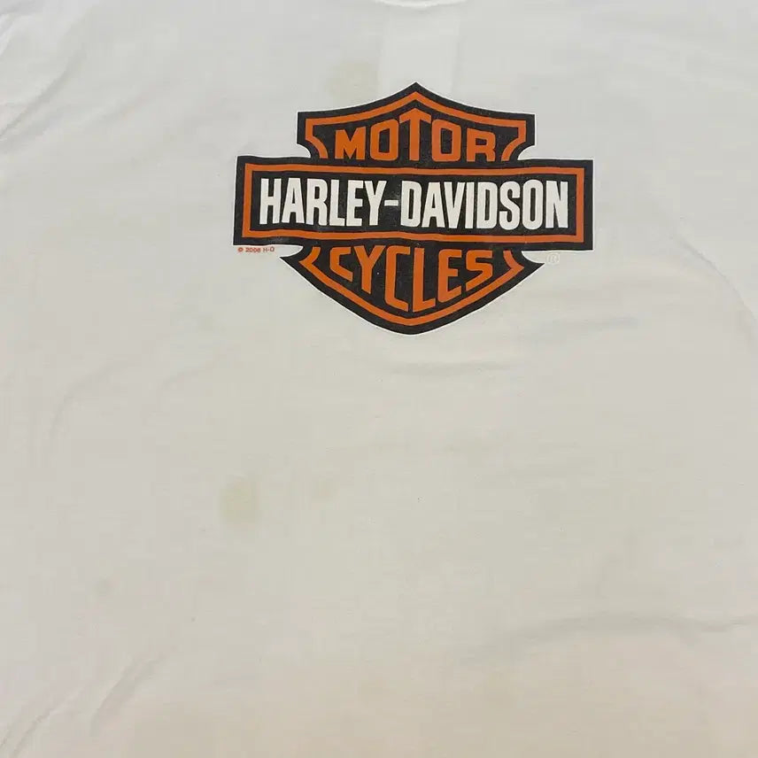 [BUNJANG] Harley Davidson Vintage Big Logo T-shirt / 미국 빈티지 할리데이비슨 빅로고 레어 반팔티