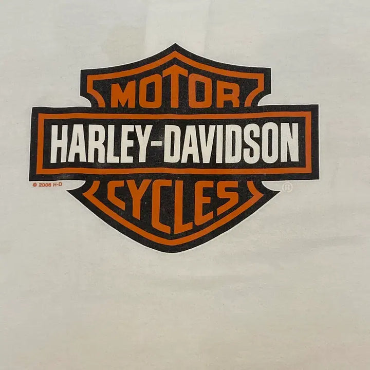 [BUNJANG] Harley Davidson Vintage Big Logo T-shirt / 미국 빈티지 할리데이비슨 빅로고 레어 반팔티