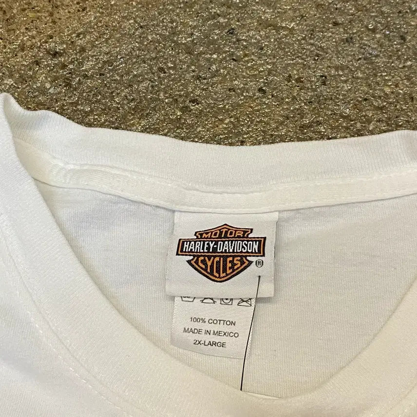 [BUNJANG] Harley Davidson Vintage Big Logo T-shirt / 미국 빈티지 할리데이비슨 빅로고 레어 반팔티