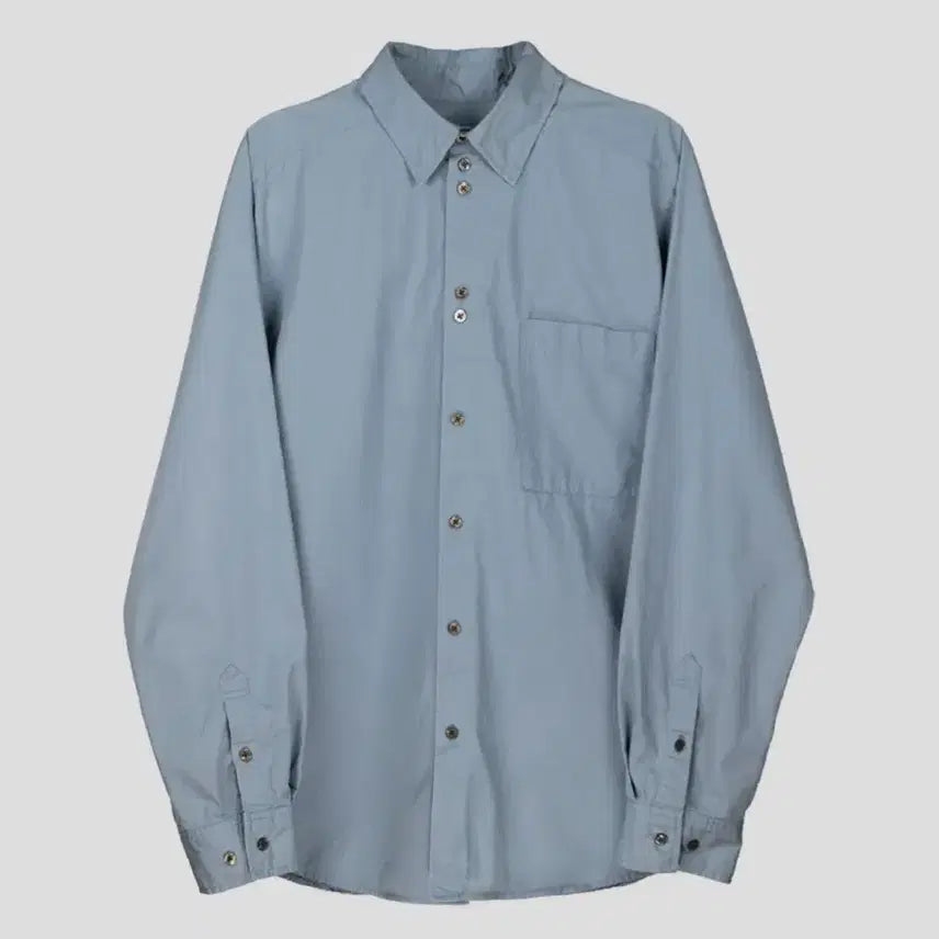 [BUNJANG] Legging Tools Diagonal Seam Shirt - Cloudy Blue / [래깅툴즈] Diagonal Seam Shirt __cloudy blue
