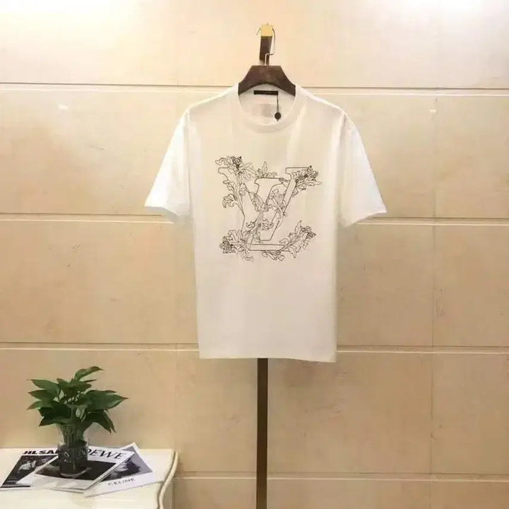 [BUNJANG] Louis Vuitton Flower Print T-shirt / 루이비통 LV 플라워 프린팅 반팔 티셔츠